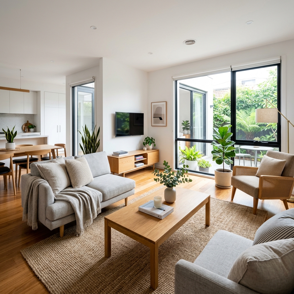 Clean home interior in Maribyrnong Melbourne